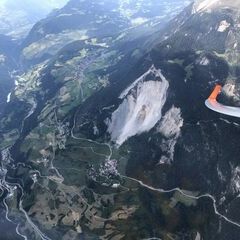 Flugwegposition um 14:25:32: Aufgenommen in der Nähe von Albula, Schweiz in 2911 Meter